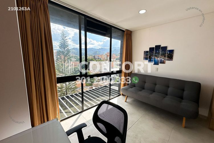 Apartamento de 1 alcoba en arriendo en Las Acacias, Medellín, 50 m² · foto 14 de 19