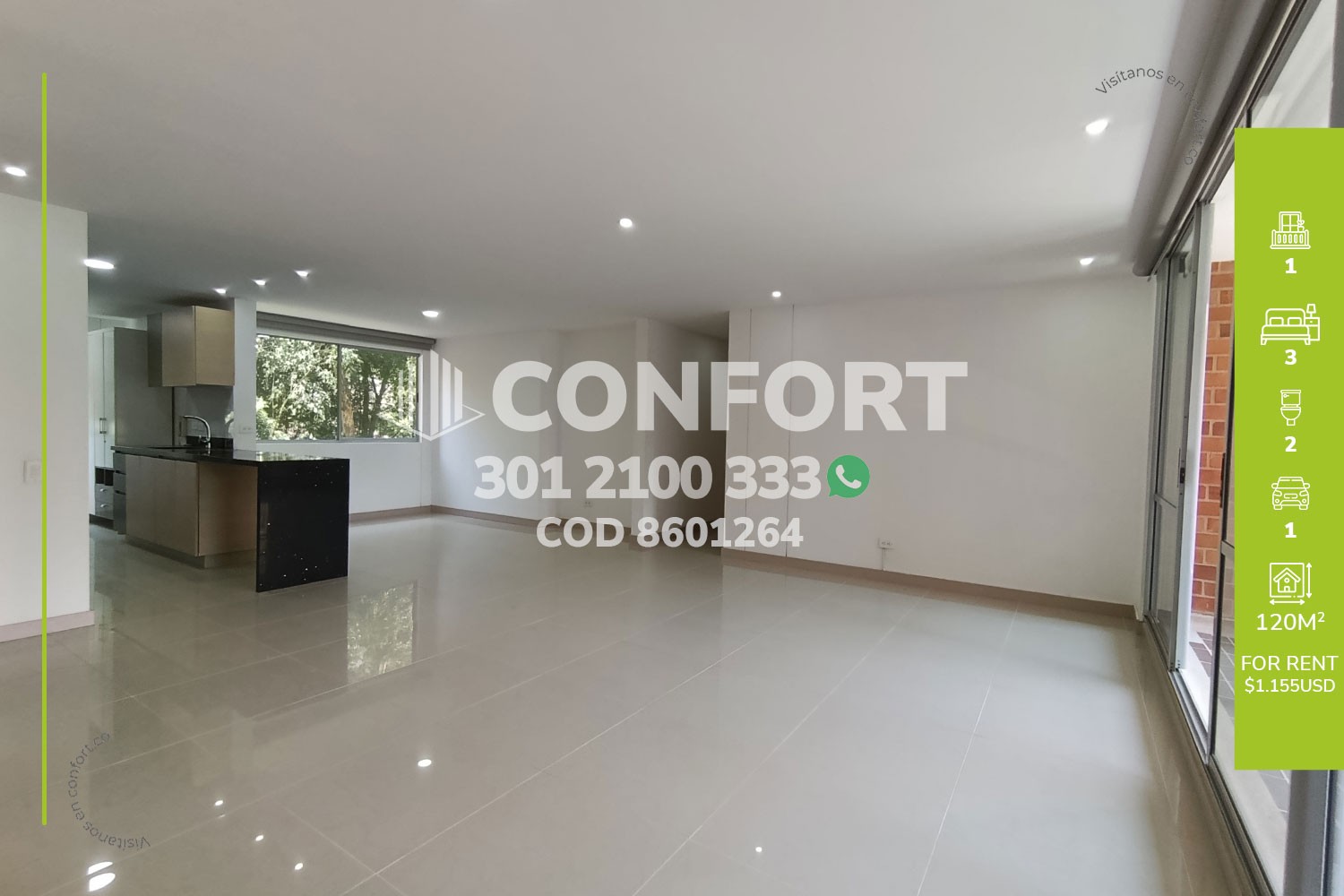 Apartamento en Arriendo en Vegas de san jose, Sabaneta en Vegas De San Jose