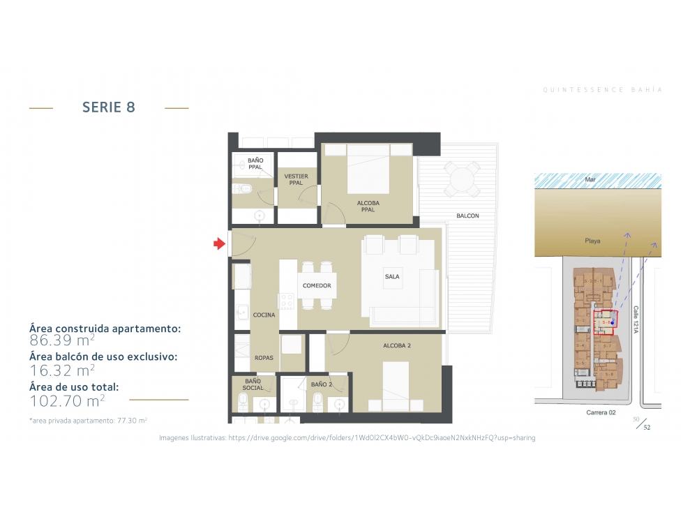 Apartamento en venta en Bello Horizonte, Santa Marta · foto 6 de 16