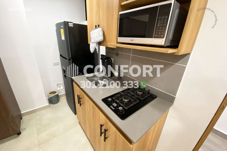 Apartamento de 1 alcoba en arriendo en Las Acacias, Medellín, 28 m² · foto 2 de 14
