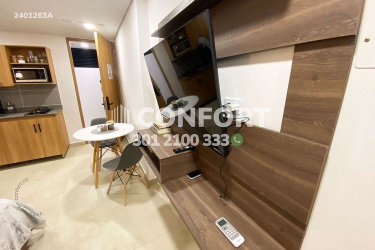 Apartamento de 1 alcoba en arriendo en Las Acacias, Medellín, 28 m² · foto 6 de 14