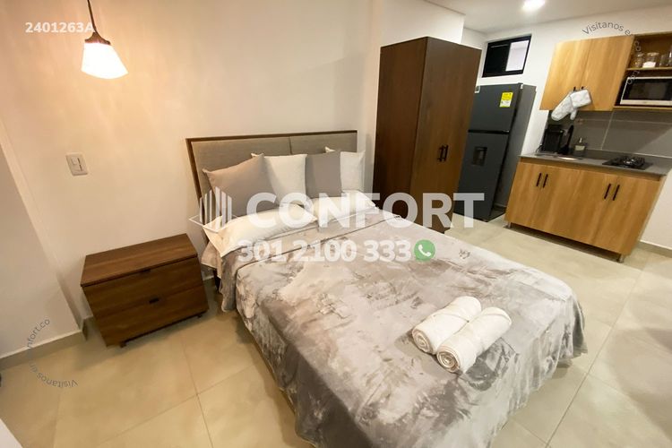 Apartamento de 1 alcoba en arriendo en Las Acacias, Medellín, 28 m² · foto 7 de 14