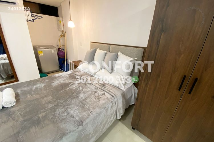 Apartamento de 1 alcoba en arriendo en Las Acacias, Medellín, 28 m² · foto 9 de 14