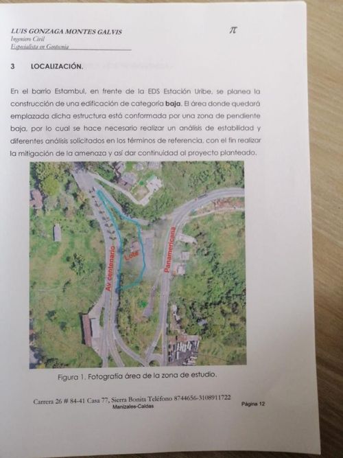 Lote en venta en Estación Uribe, Manizales, 3256 m² · foto 6 de 9