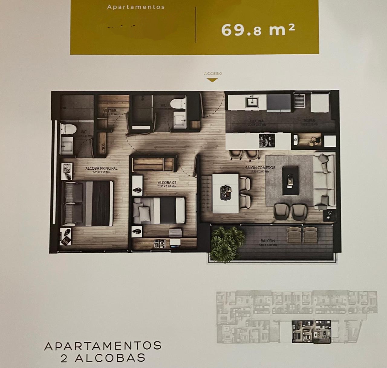 Apartamento en Venta en El trianon, Envigado