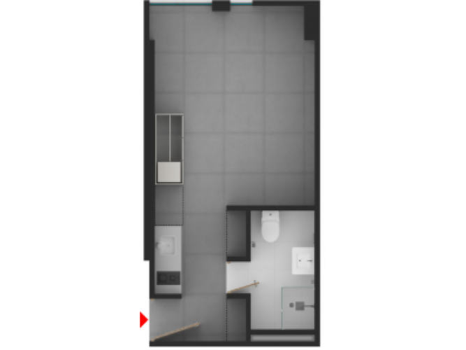 Apartaestudio en venta en Chapinero, Bogotá, 29 m² · foto 2 de 5
