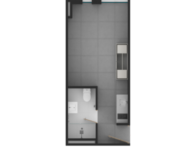 Apartaestudio en venta en Chapinero, Bogotá, 25 m² · foto 2 de 5