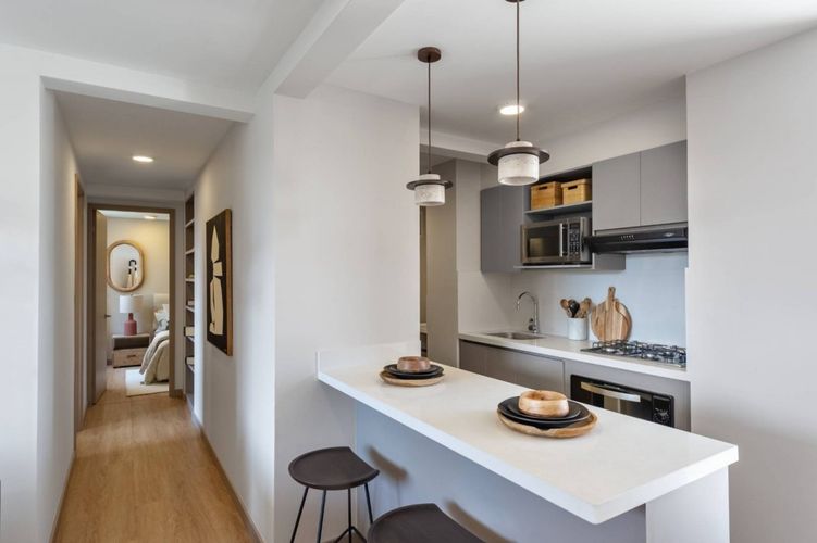 Apartamento de 1 alcoba en venta en Barro Blanco, Rionegro, 57 m² · foto 4 de 24