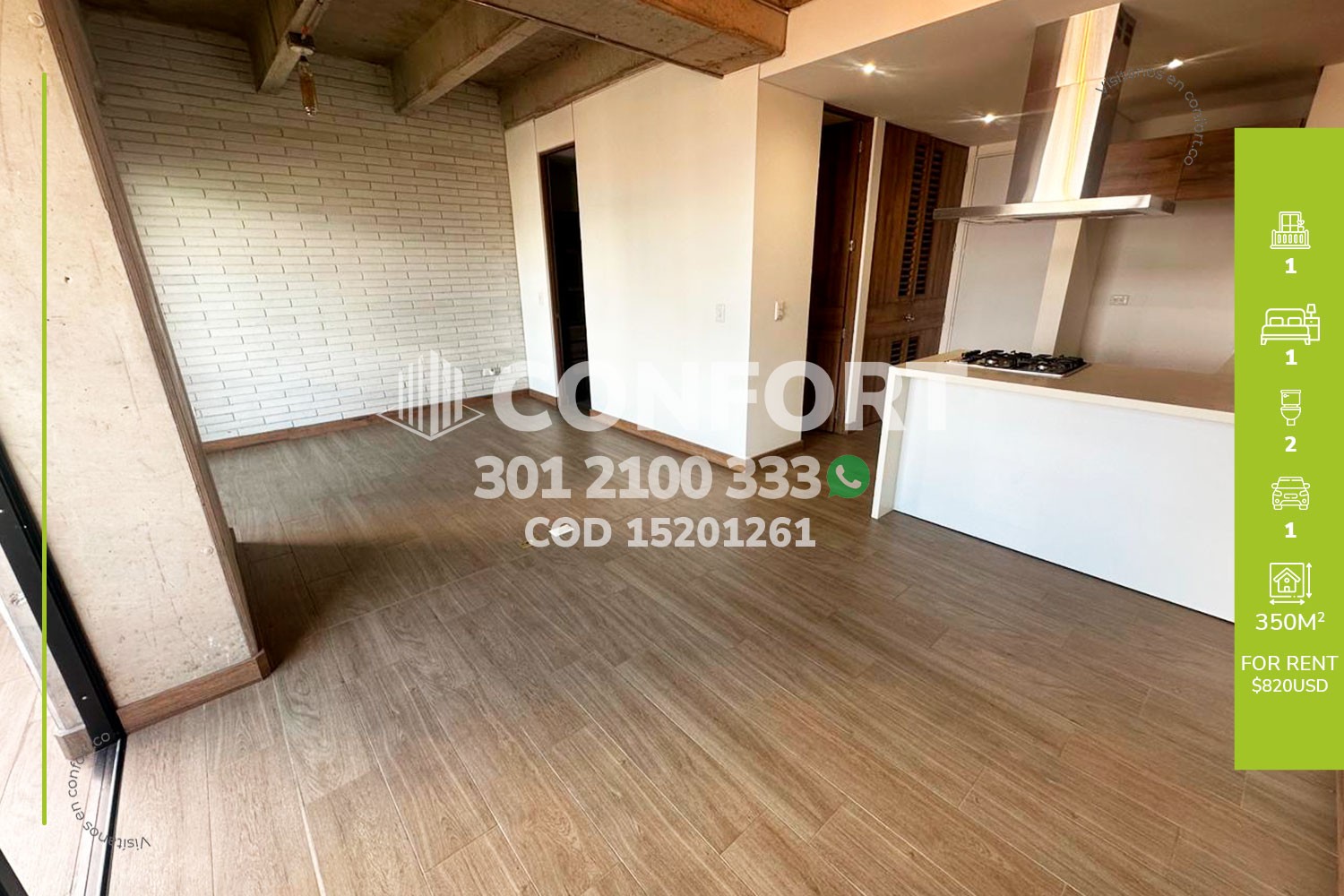 1BR Apartment in Simesa (50 m²)
