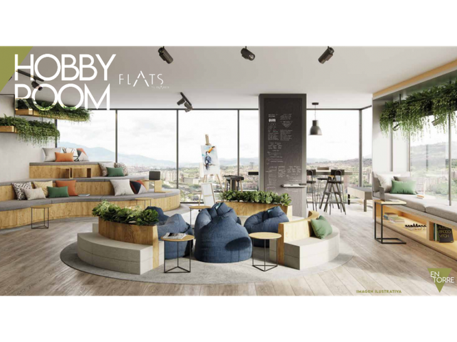 Apartamento de 1 alcoba en venta en El Tesoro, Medellín, 71 m² · foto 13 de 17