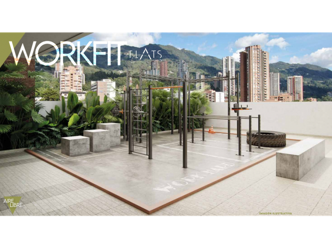 Apartamento de 1 alcoba en venta en El Tesoro, Medellín, 71 m² · foto 17 de 17