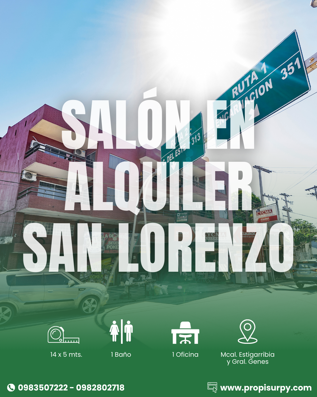 Salones en Alquiler - San Lorenzo
