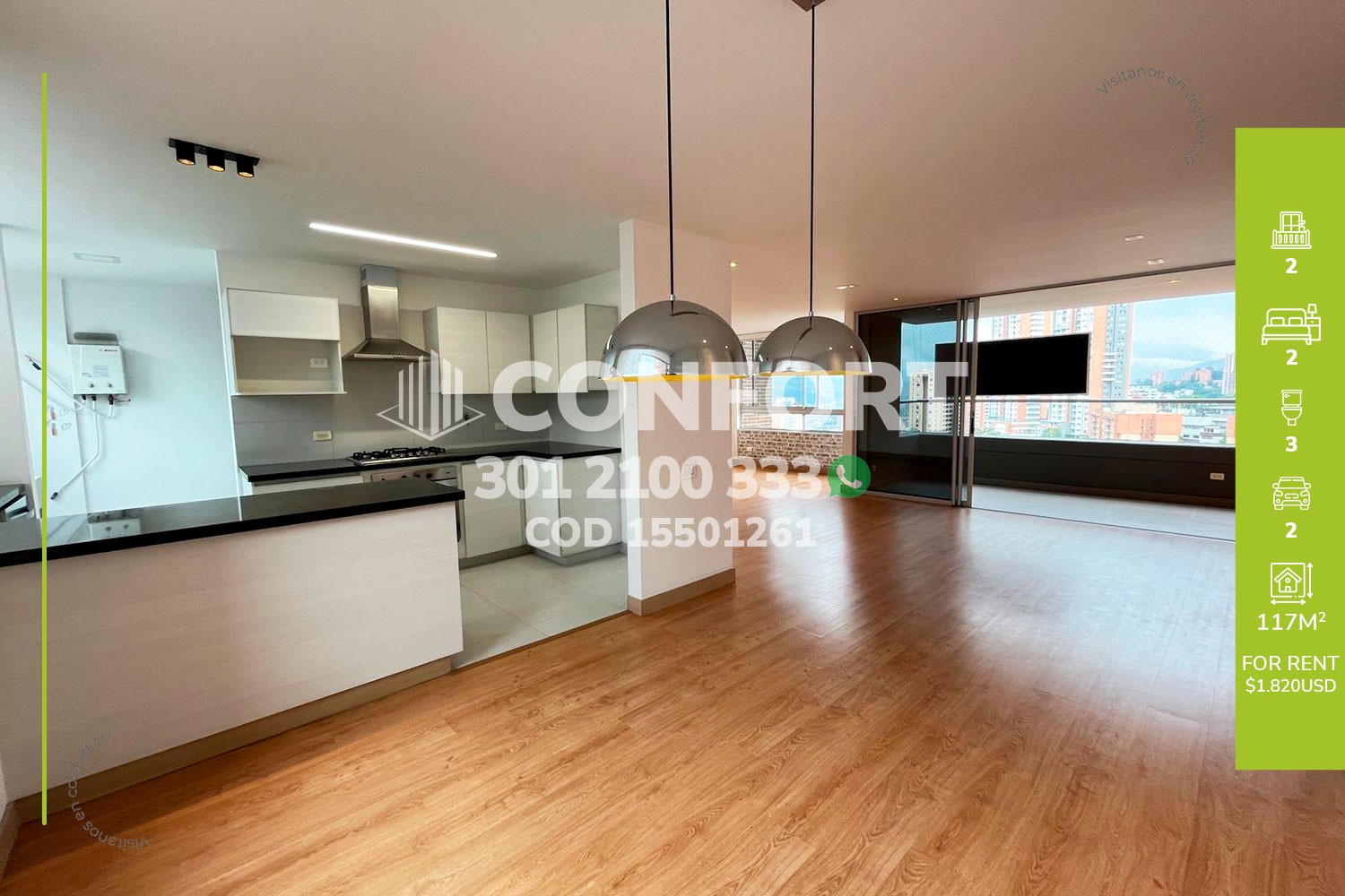 2BR Apartment in Castropol (117 m²)