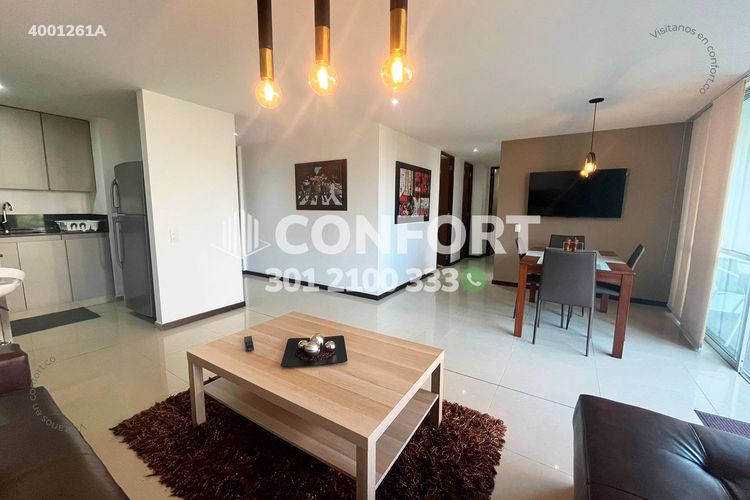 Apartamento de 3 alcobas en arriendo en Los Balsos, Medellín, 100 m² · foto 3 de 24