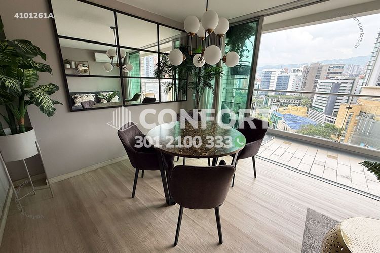 Apartamento de 1 alcoba en arriendo en Los Balsos, Medellín, 58 m² · foto 4 de 18