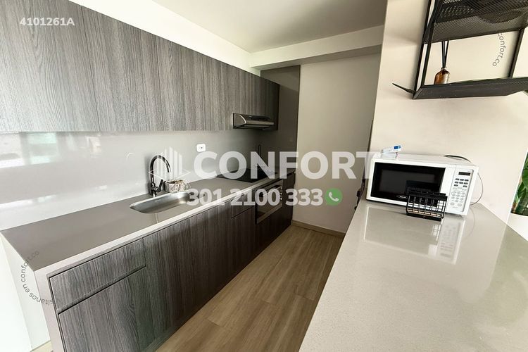 Apartamento de 1 alcoba en arriendo en Los Balsos, Medellín, 58 m² · foto 6 de 18