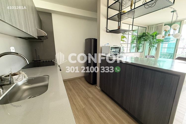 Apartamento de 1 alcoba en arriendo en Los Balsos, Medellín, 58 m² · foto 7 de 18