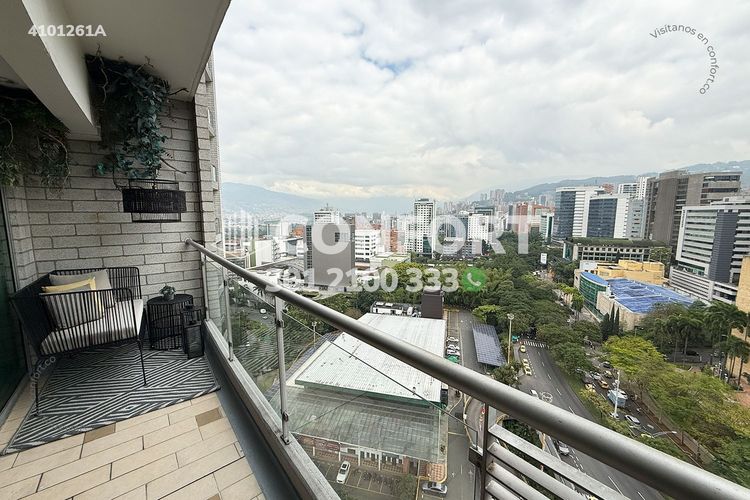 Apartamento de 1 alcoba en arriendo en Los Balsos, Medellín, 58 m² · foto 10 de 18