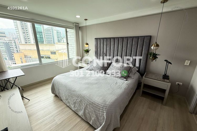 Apartamento de 1 alcoba en arriendo en Los Balsos, Medellín, 58 m² · foto 12 de 18