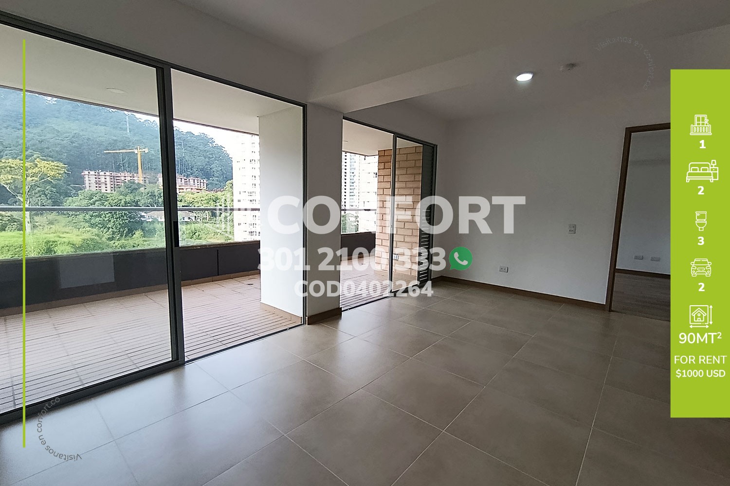 Apartment for rent in Pan de azucar, Sabaneta