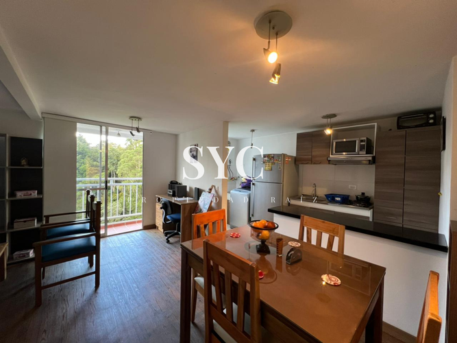 Apartamento de 2 alcobas en venta en Santa Ana, Rionegro, 50 m² · foto 4 de 12