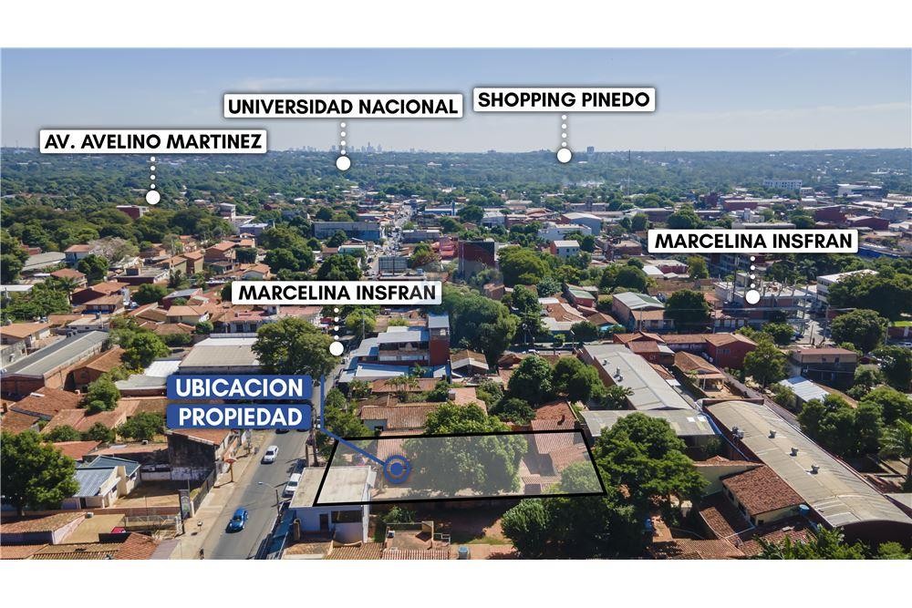 En venta terreno de 800m2 en el centro de San Lorenzo, sobre Marcelina Insfrán, ideal para local comercial — foto 3