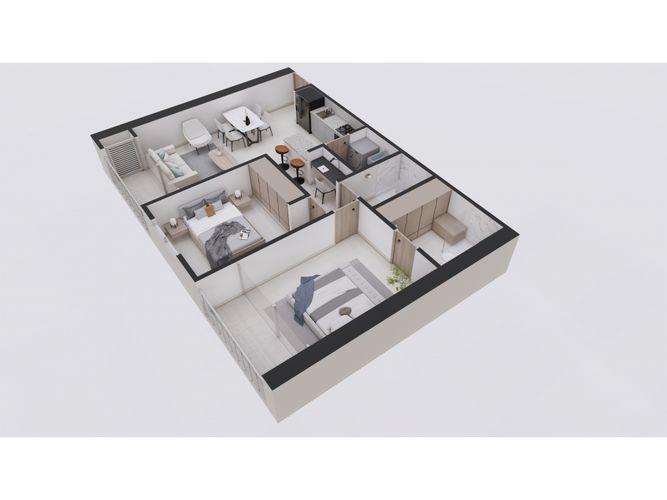 Apartamento de 2 alcobas en venta en Las Brisas, Neiva, 82 m² · foto 15 de 19