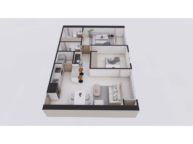 Apartamento de 2 alcobas en venta en Las Brisas, Neiva, 82 m² · foto 18 de 19
