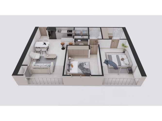 Apartamento de 2 alcobas en venta en Las Brisas, Neiva, 82 m² · foto 19 de 19
