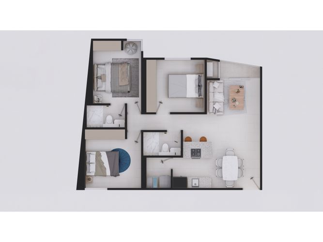 Apartamento de 1 alcoba en venta en Las Brisas, Neiva, 82 m² · foto 14 de 20