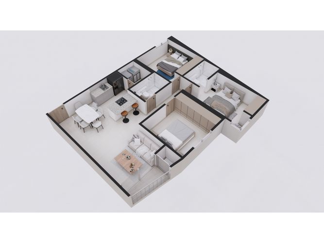 Apartamento de 1 alcoba en venta en Las Brisas, Neiva, 82 m² · foto 17 de 20