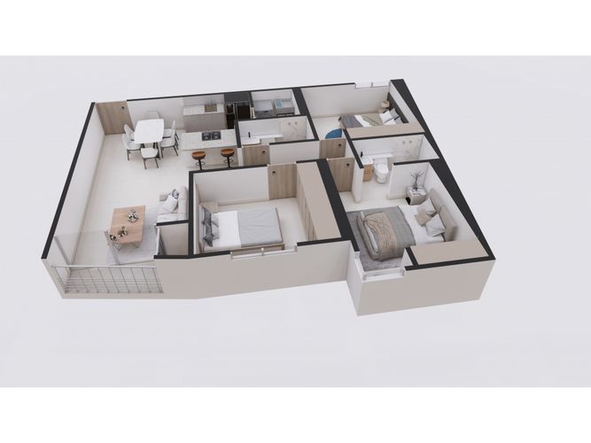 Apartamento de 1 alcoba en venta en Las Brisas, Neiva, 82 m² · foto 20 de 20