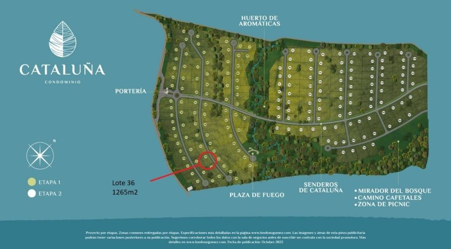 Lote en venta en El Tambo, La Ceja, 1265 m² · foto 4 de 7