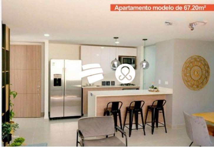 Apartamento de 2 alcobas en venta en Machado, Copacabana, 67 m² · foto 4 de 6