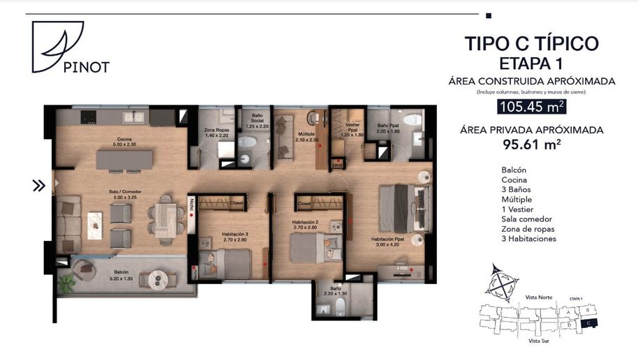 Apartamento en venta en Camino Verde, Envigado · foto 13 de 15