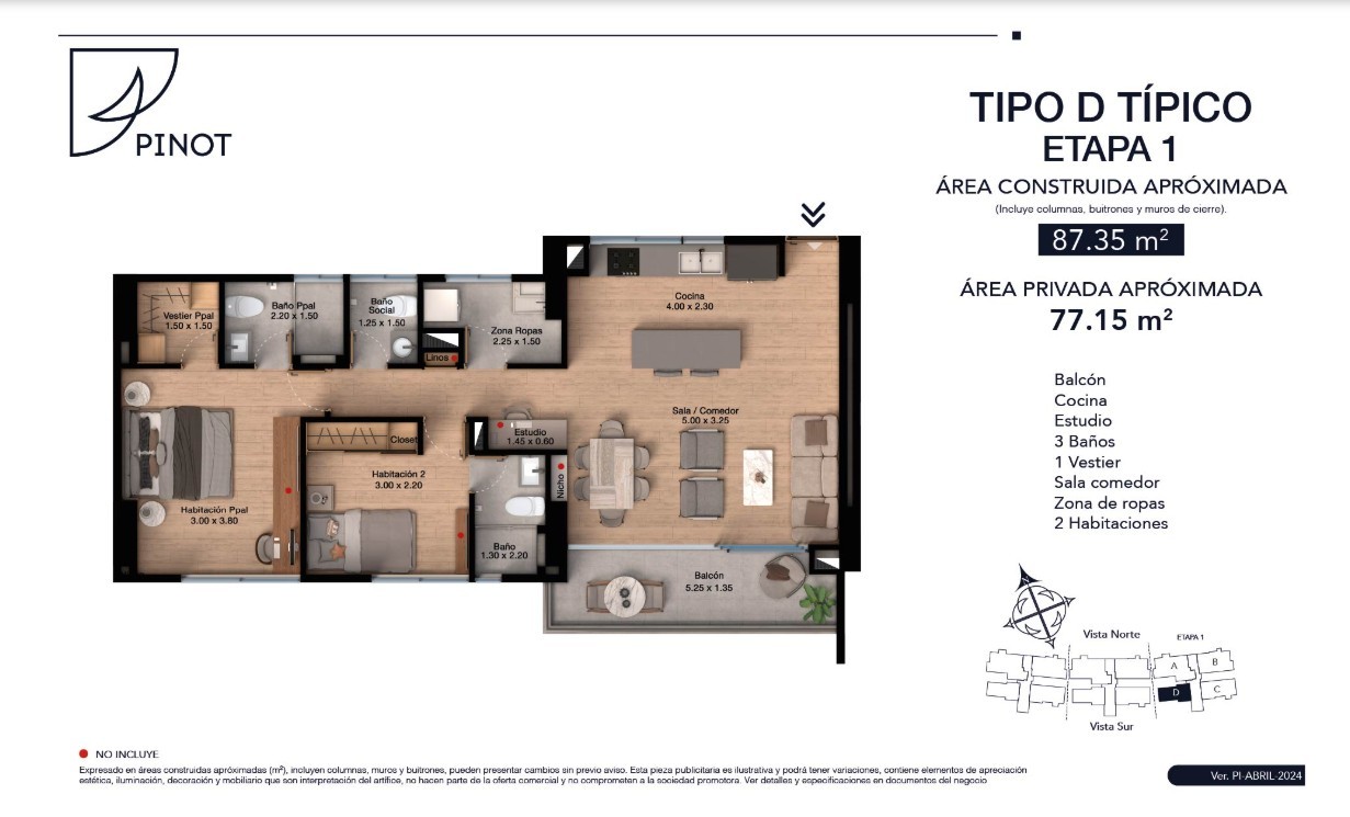 Apartamento en venta en Camino Verde, Envigado · foto 14 de 15