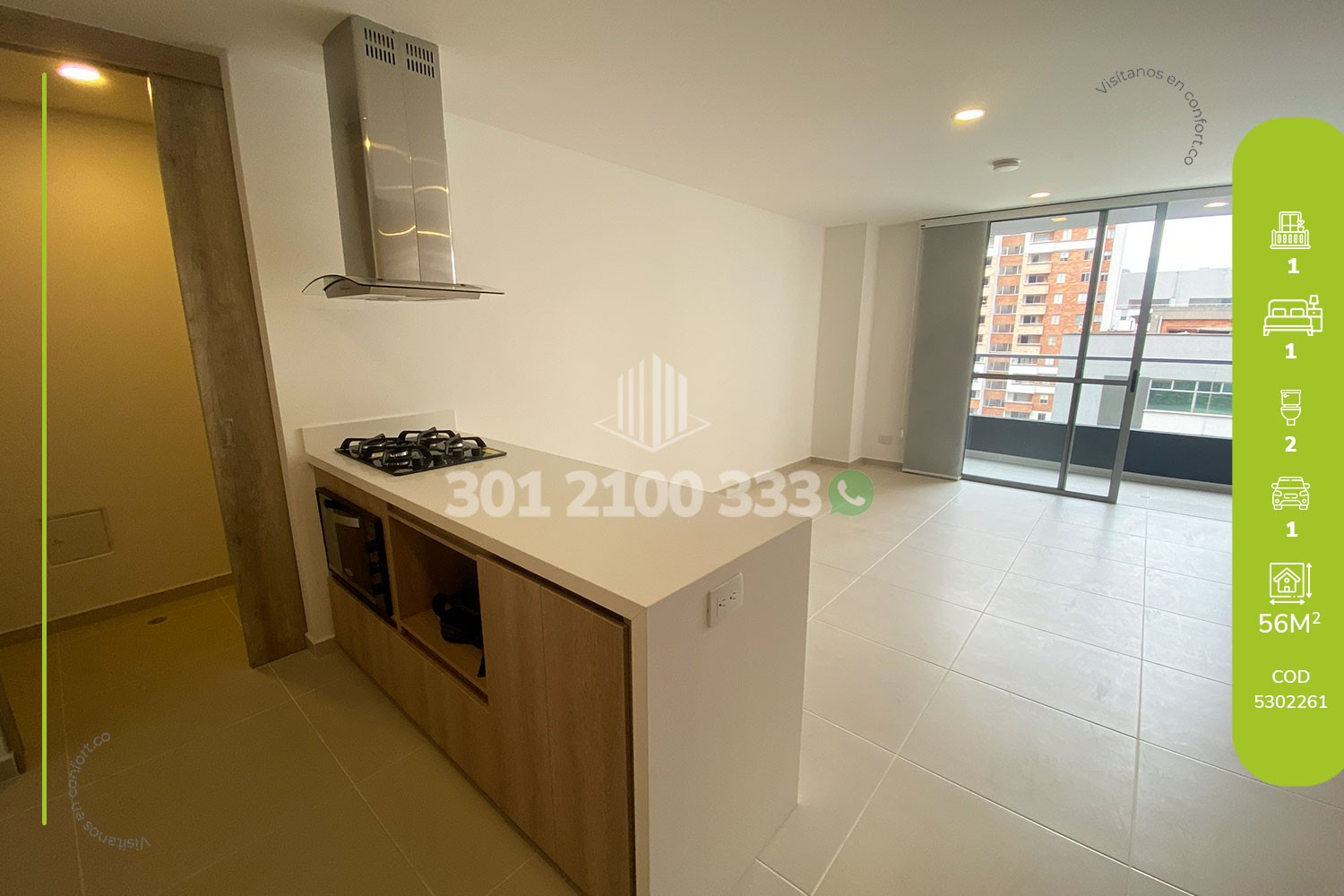1BR Apartment in Simesa (56 m²)