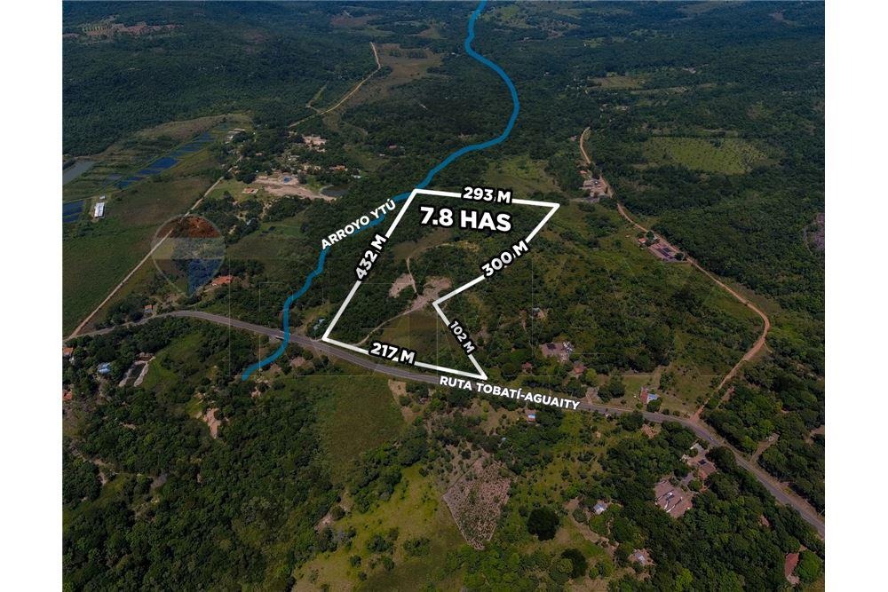 TERRENO DE 78.645 M2 SOBRE RUTA Y CON ARROYO, EN VENTA. — foto 2