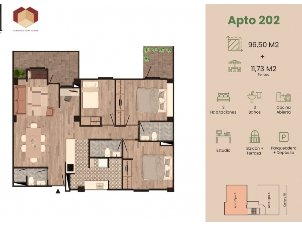 Apartamento en venta en Pasadena, Bogotá · foto 2 de 24