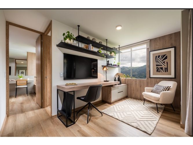 Apartamento de 2 alcobas en venta en El Retiro, 57 m² · foto 4 de 9