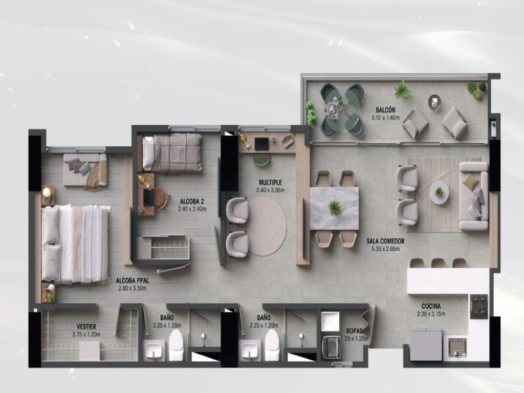 Apartment for sale in El Poblado, Medellín [No disponible] 2