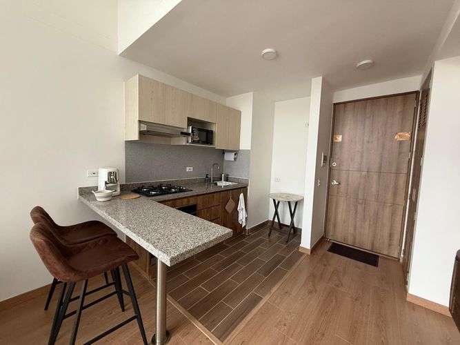 Apartamento de 1 alcoba en arriendo en Hacienda Fontanar, Chía, 41 m² · foto 9 de 11