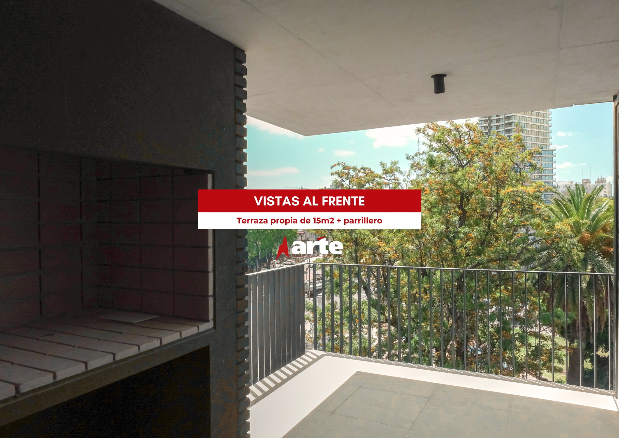 Venta De Apartamento Monoambiente con parrillero y 15m2 de terraza En Pocitos