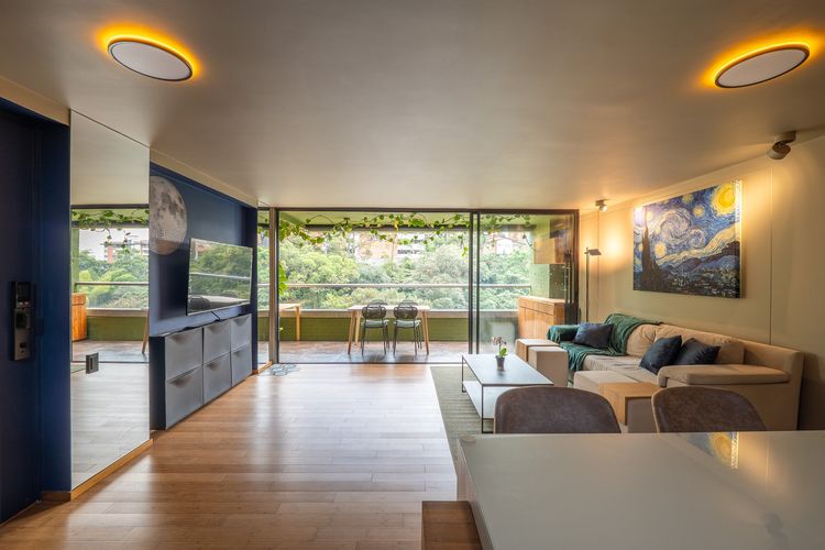 Apartamento de 1 alcoba en arriendo en Loma Benedictinos, Envigado, 80 m² · foto 2 de 15