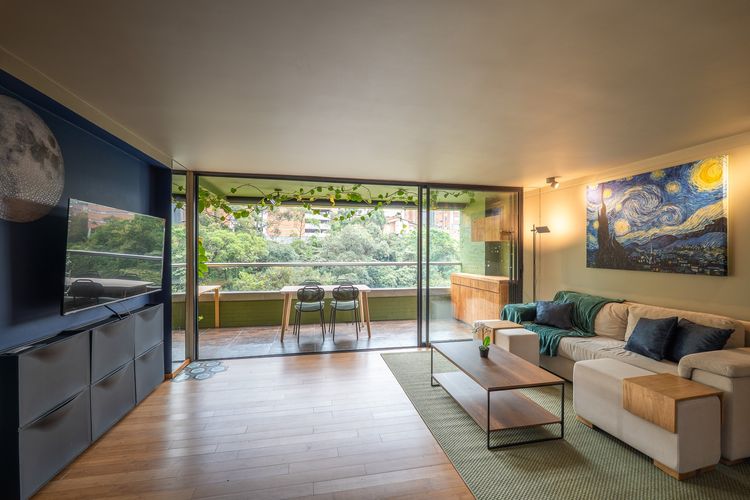 Apartamento de 1 alcoba en arriendo en Loma Benedictinos, Envigado, 80 m² · foto 4 de 15