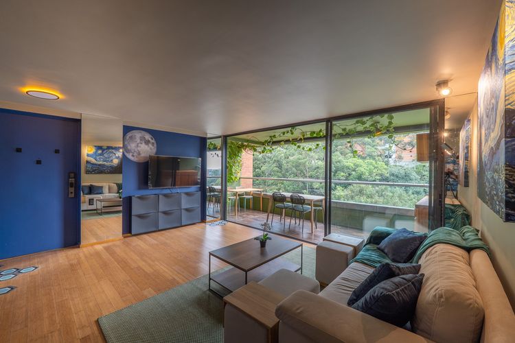 Apartamento de 1 alcoba en arriendo en Loma Benedictinos, Envigado, 80 m² · foto 5 de 15