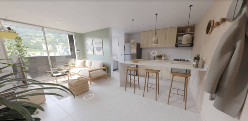 Apartamento de 3 alcobas en venta en Machado, Copacabana, 55 m² · foto 4 de 21