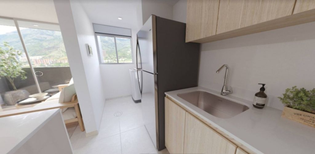 Apartamento de 3 alcobas en venta en Machado, Copacabana, 55 m² · foto 5 de 21