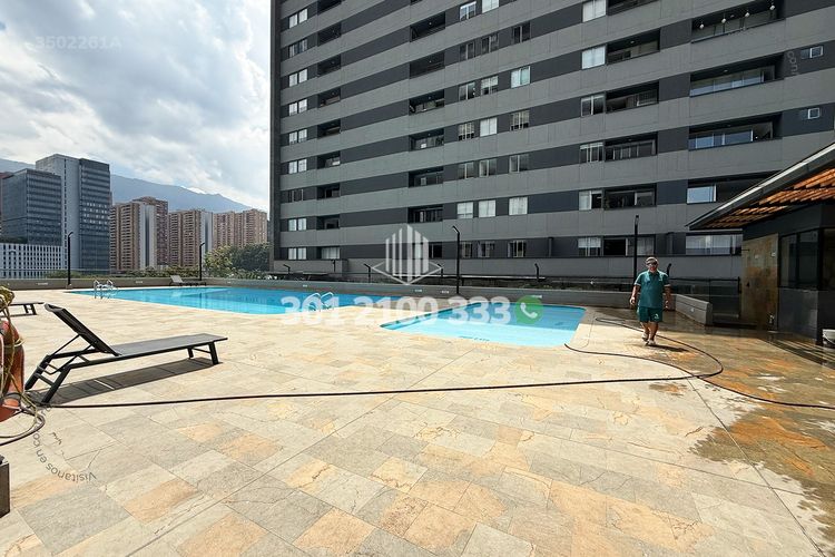 Apartamento de 2 alcobas en arriendo en Ciudad Del Río, Medellín, 47 m² · foto 16 de 18