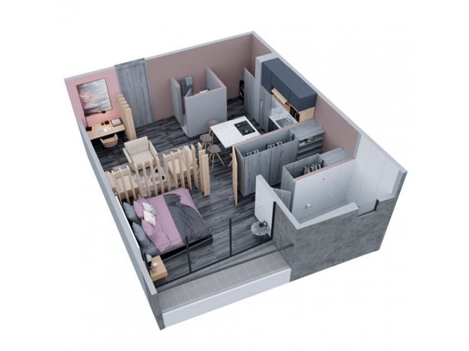 Apartaestudio en venta en Bella Suiza, Bogotá, 35 m² · foto 2 de 16